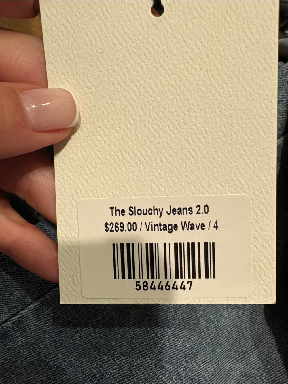 NWT Ruti slouchy denim - Picture 4 of 4